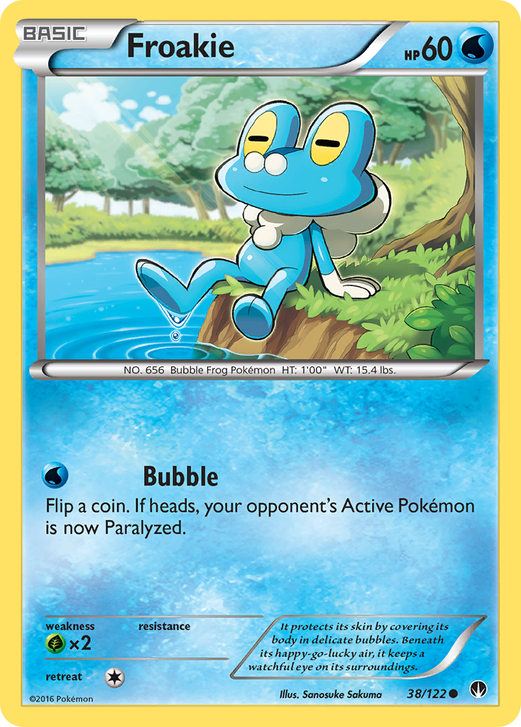 Froakie (38/122) [XY: BREAKpoint] Reverse Holofoil