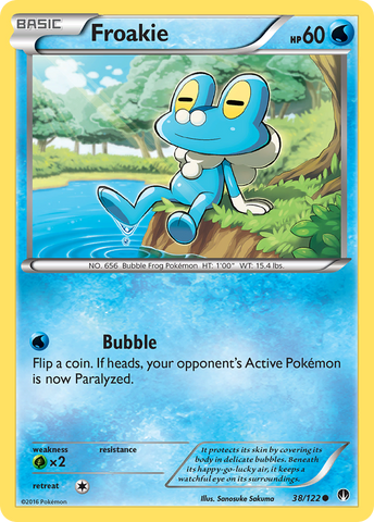 Froakie (38/122) [XY: BREAKpoint] Reverse Holofoil
