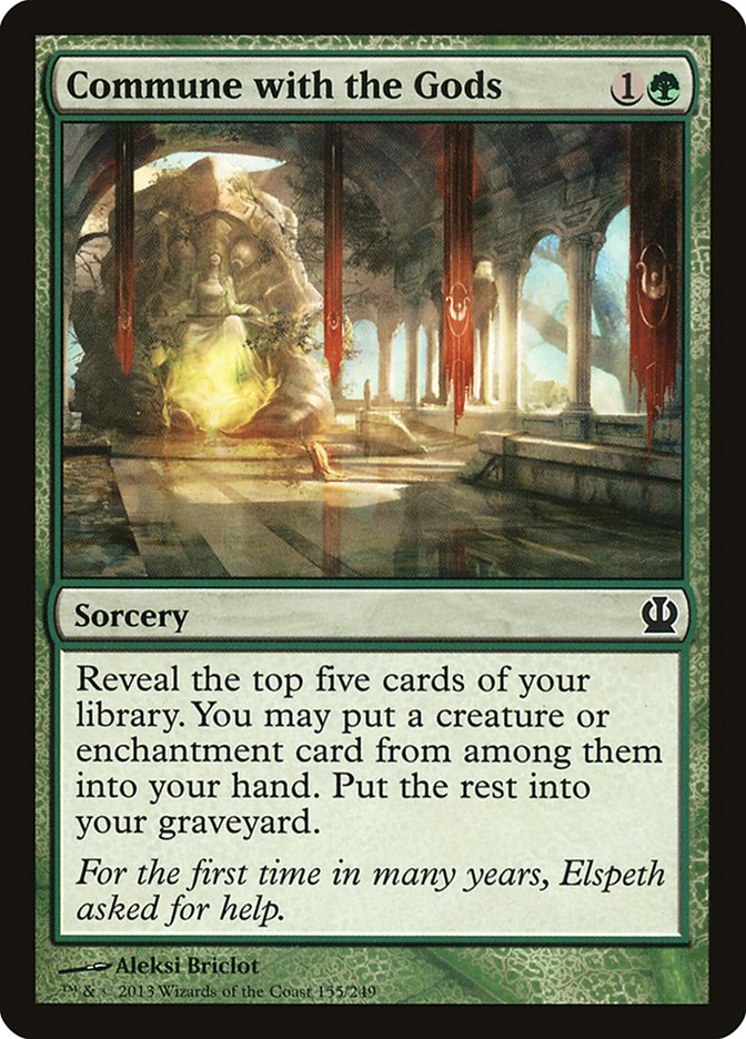 Commune with the Gods [Theros] Foil