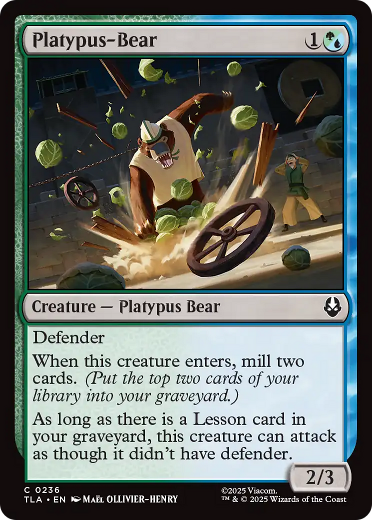 Platypus-Bear [Avatar: The Last Airbender] Foil