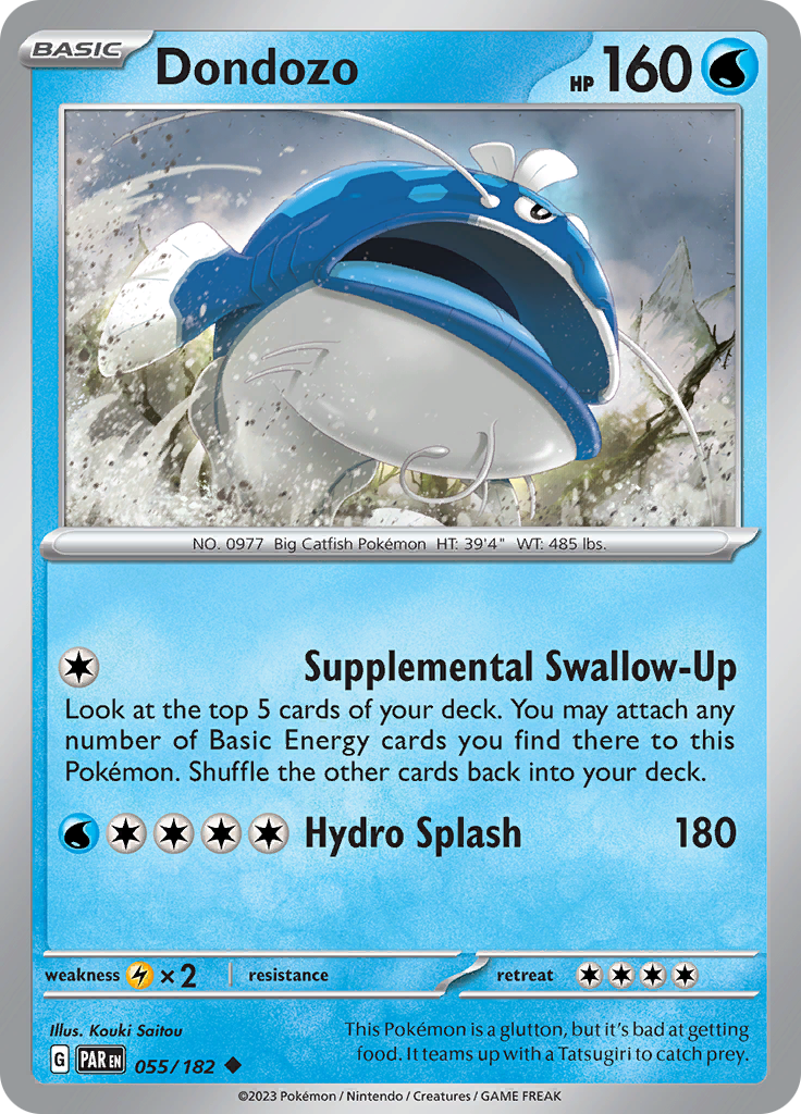 Dondozo (055/182) [Scarlet & Violet: Paradox Rift] Reverse Holofoil