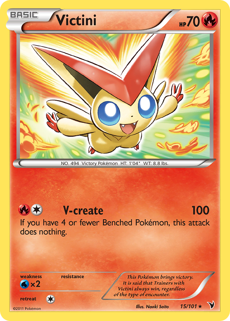 Victini (15/101) [Black & White: Noble Victories] Reverse Holofoil