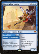Brazen Borrower // Petty Theft (Promo Pack) [Throne of Eldraine Promos] Foil