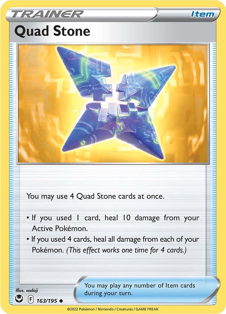 Quad Stone (163/195) [Sword & Shield: Silver Tempest] Reverse Holofoil