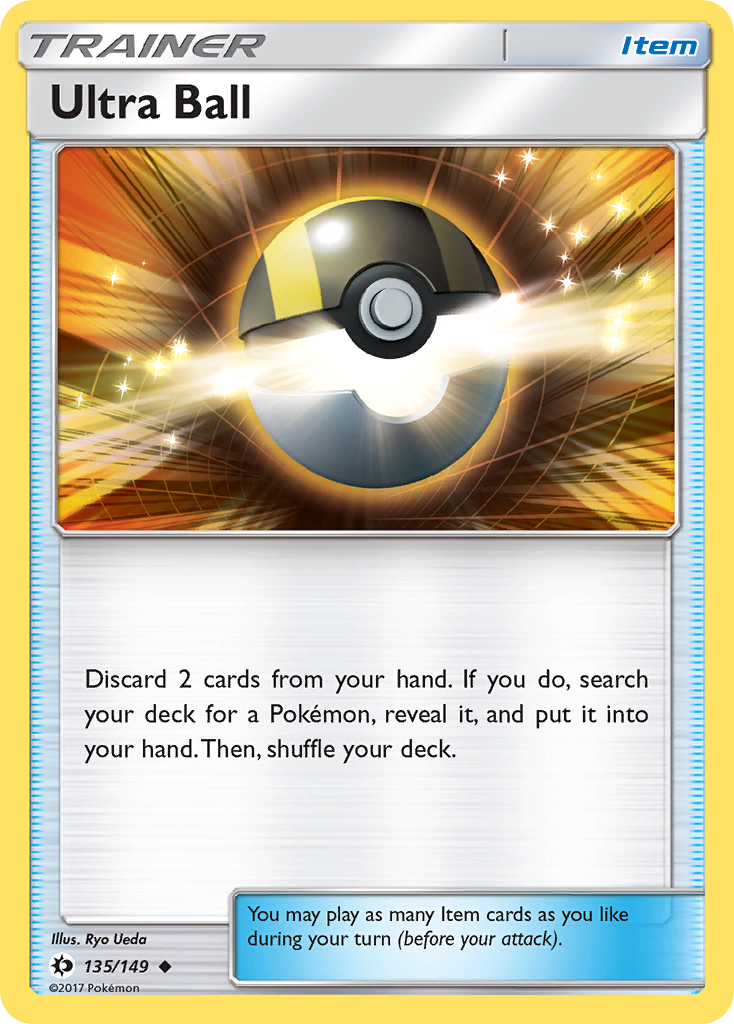 Ultra Ball (135/149) [Sun & Moon: Base Set] Reverse Holofoil