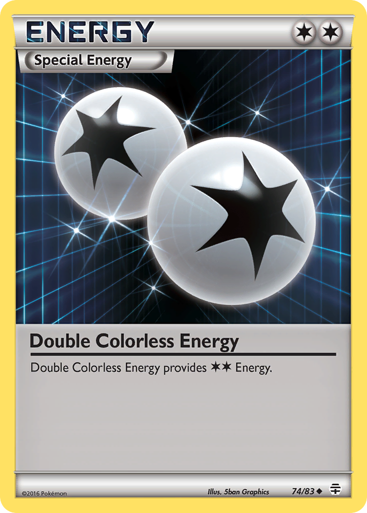Double Colorless Energy (74/83) [XY: Generations] Reverse Holofoil