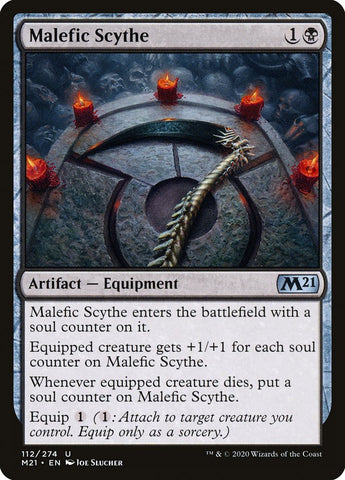 Malefic Scythe [Core Set 2021] Foil