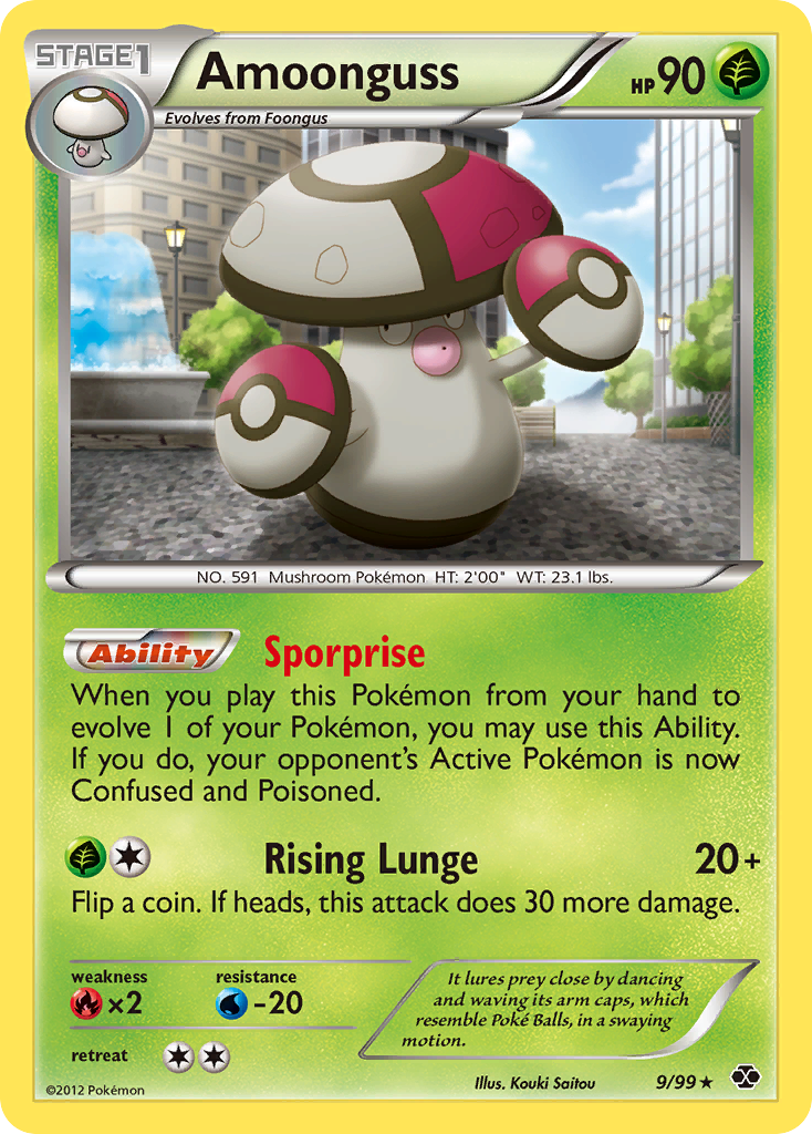 Amoonguss (9/99) [Black & White: Next Destinies] Reverse Holofoil