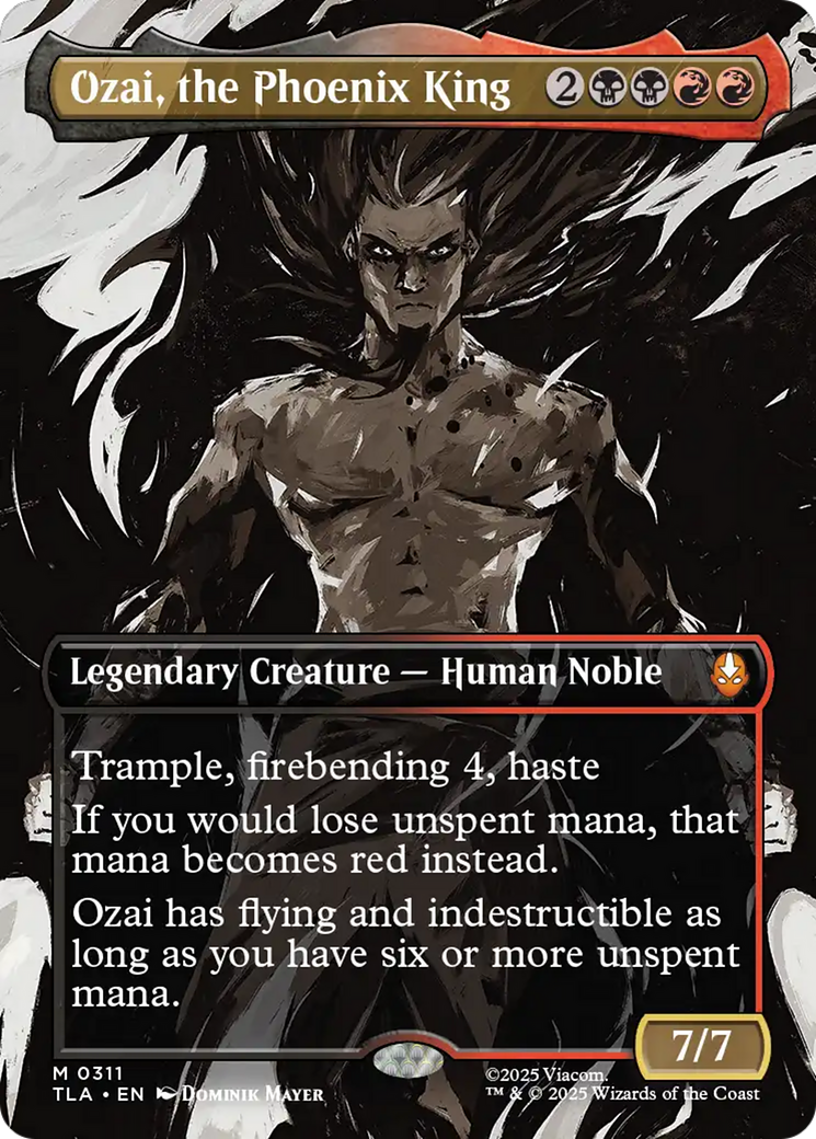 Ozai, the Phoenix King (0311) (Borderless) [Avatar: The Last Airbender] Foil