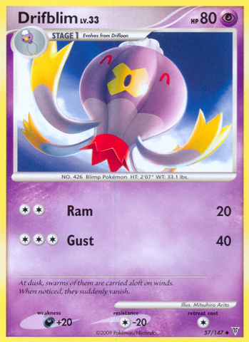 Drifblim (57/147) [Platinum: Supreme Victors] Reverse Holofoil