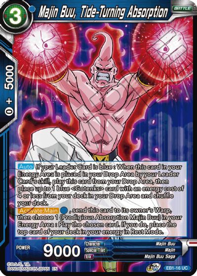 Majin Buu, Tide-Turning Absorption (EB1-16) [Battle Evolution Booster] Parallel Foil