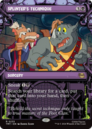 Splinter's Technique (Showcase) [Teenage Mutant Ninja Turtles] Foil