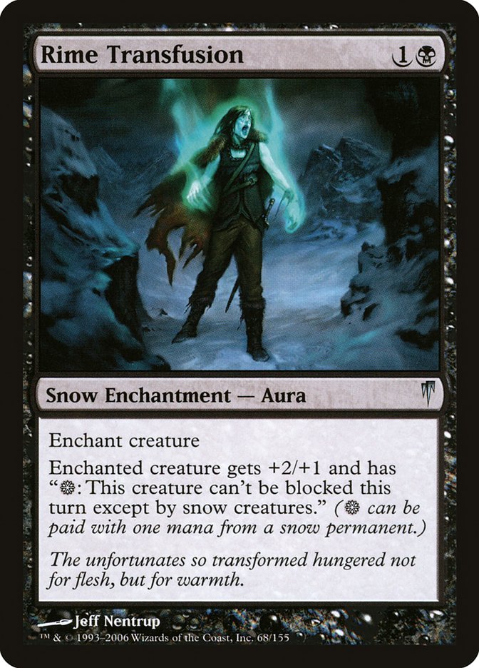 Rime Transfusion [Coldsnap] Foil