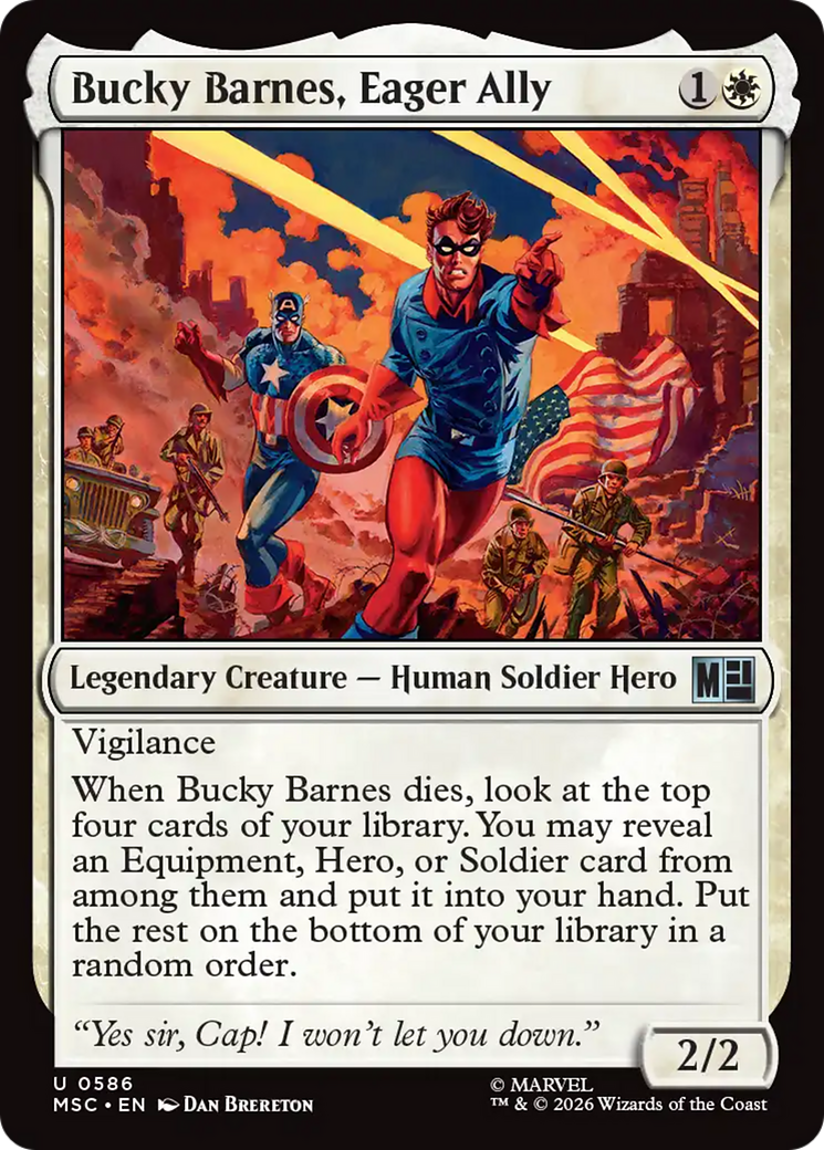 Bucky Barnes, Eager Ally [Marvel Super Heroes Commander] Foil