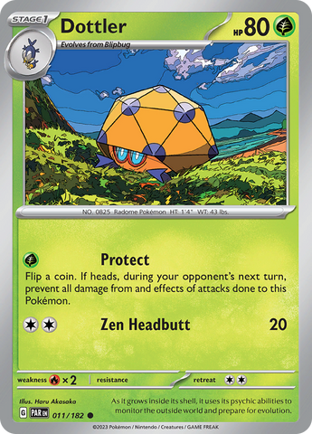 Dottler (011/182) [Scarlet & Violet: Paradox Rift] Reverse Holofoil