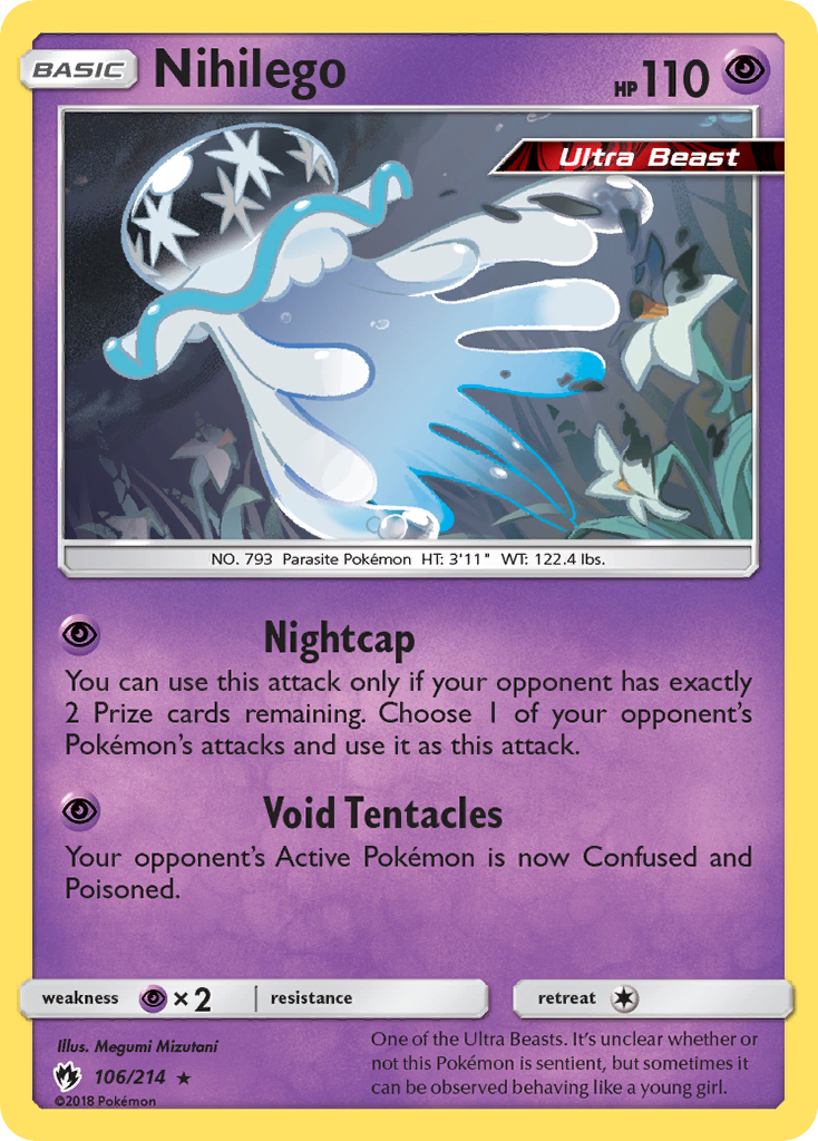 Nihilego (106/214) [Sun & Moon: Lost Thunder] Reverse Holofoil