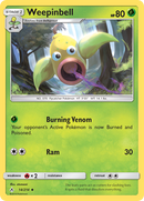 Weepinbell (14/214) [Sun & Moon: Unbroken Bonds] Reverse Holofoil