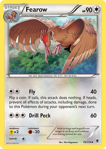 Fearow (79/119) [XY: Phantom Forces] Reverse Holofoil