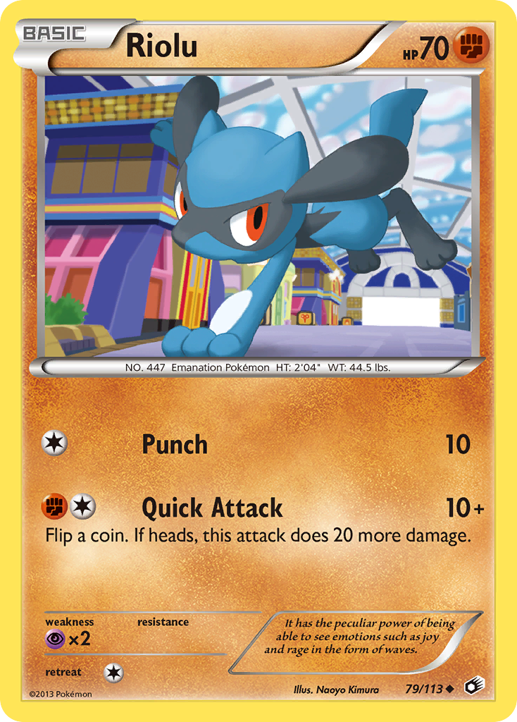Riolu (79/113) [Black & White: Legendary Treasures] Reverse Holofoil