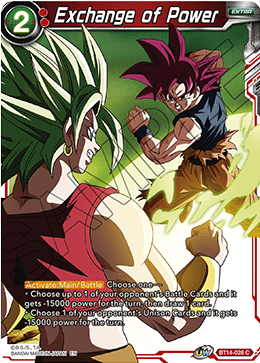 Exchange of Power (BT14-028) [Cross Spirits] Parallel Foil