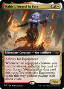 Nahiri, Forged in Fury (Extended Art) [March of the Machine: The Aftermath] Foil