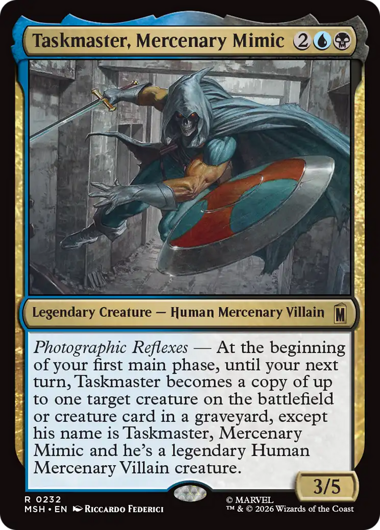 Taskmaster, Mercenary Mimic [Marvel Super Heroes] Foil