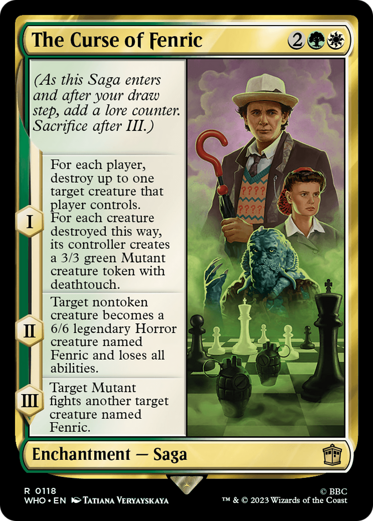 The Curse of Fenric [Doctor Who] Foil