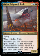 Ovika, Enigma Goliath (Promo Pack) [Phyrexia: All Will Be One Promos] Foil