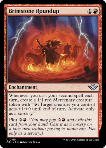 Brimstone Roundup [Outlaws of Thunder Junction] Foil