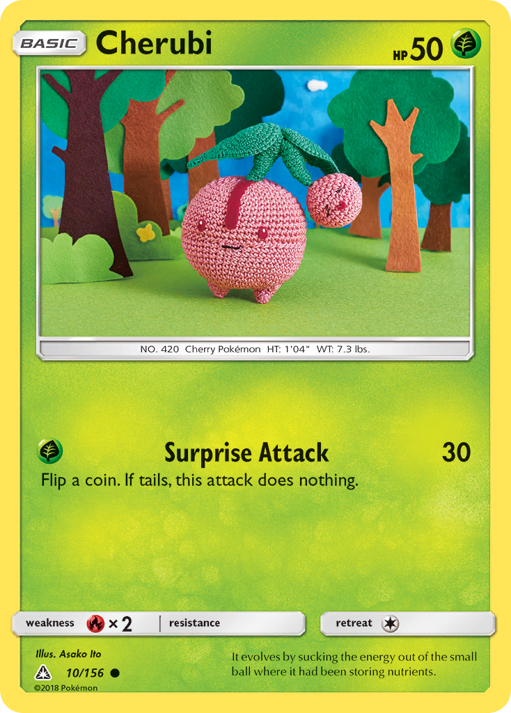 Cherubi (10/156) [Sun & Moon: Ultra Prism] Reverse Holofoil
