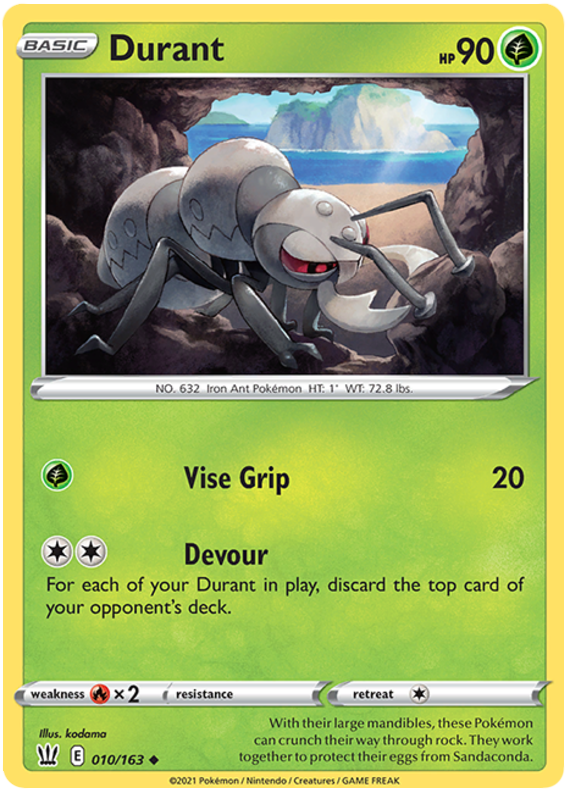 Durant (010/163) [Sword & Shield: Battle Styles] Reverse Holofoil