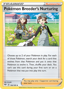 Pokemon Breeder's Nurturing (166/189) [Sword & Shield: Darkness Ablaze] Reverse Holofoil