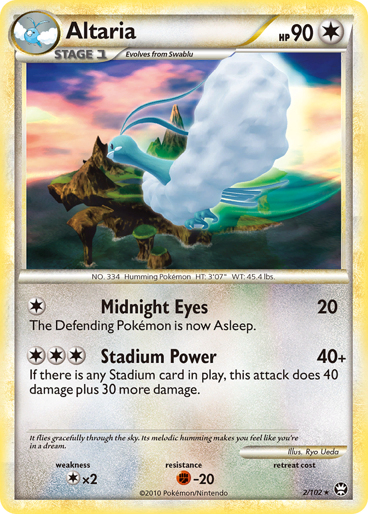 Altaria (2/102) [HeartGold & SoulSilver: Triumphant] Reverse Holofoil