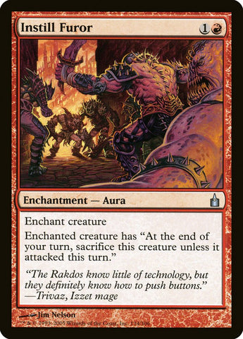 Instill Furor [Ravnica: City of Guilds] Foil