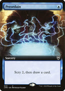 Preordain (Extended Art) [Commander Legends] Foil