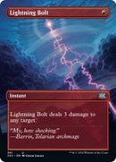 Lightning Bolt (Borderless Alternate Art) [Double Masters 2022] Foil