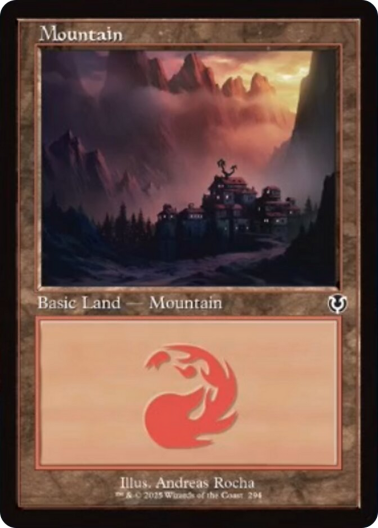 Mountain (294) (Retro Frame) [Innistrad Remastered] Foil