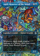April, Reporter of the Weird (Borderless) [Teenage Mutant Ninja Turtles] Foil