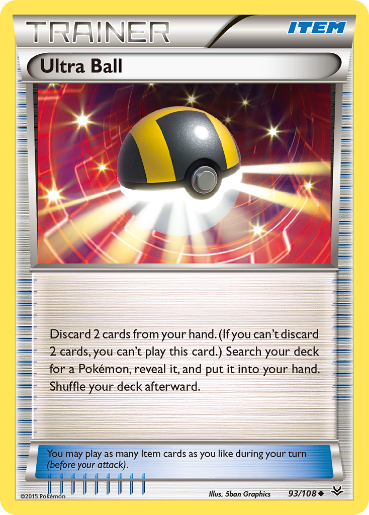 Ultra Ball (93/108) [XY: Roaring Skies] Reverse Holofoil
