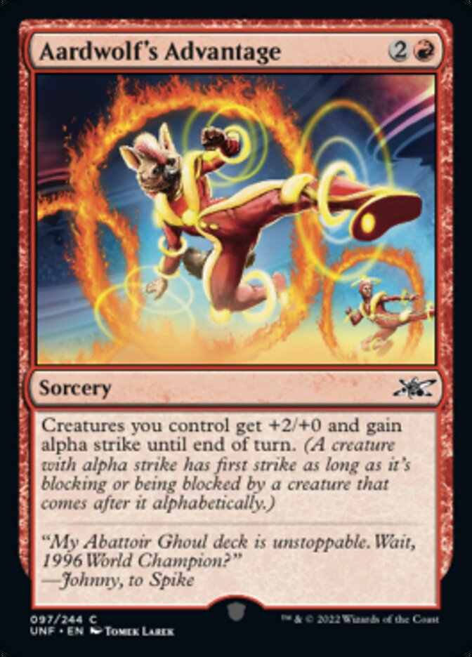 Aardwolf's Advantage [Unfinity] Foil