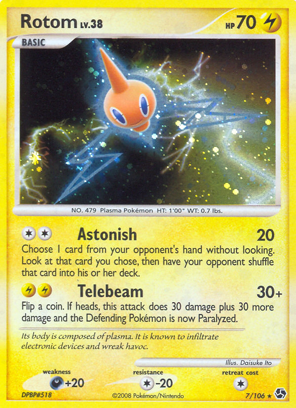 Rotom (7/106) [Diamond & Pearl: Great Encounters] Reverse Holofoil
