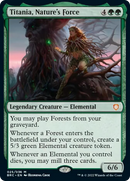 Titania, Nature's Force [The Brothers' War Commander] Foil
