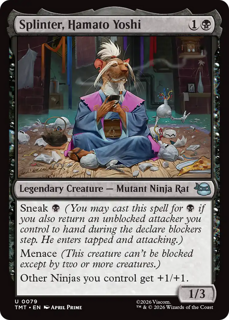 Splinter, Hamato Yoshi [Teenage Mutant Ninja Turtles] Foil