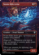Storm-Kiln Artist (Borderless Alternate Art) [Commander Masters] Foil
