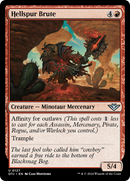 Hellspur Brute [Outlaws of Thunder Junction] Foil