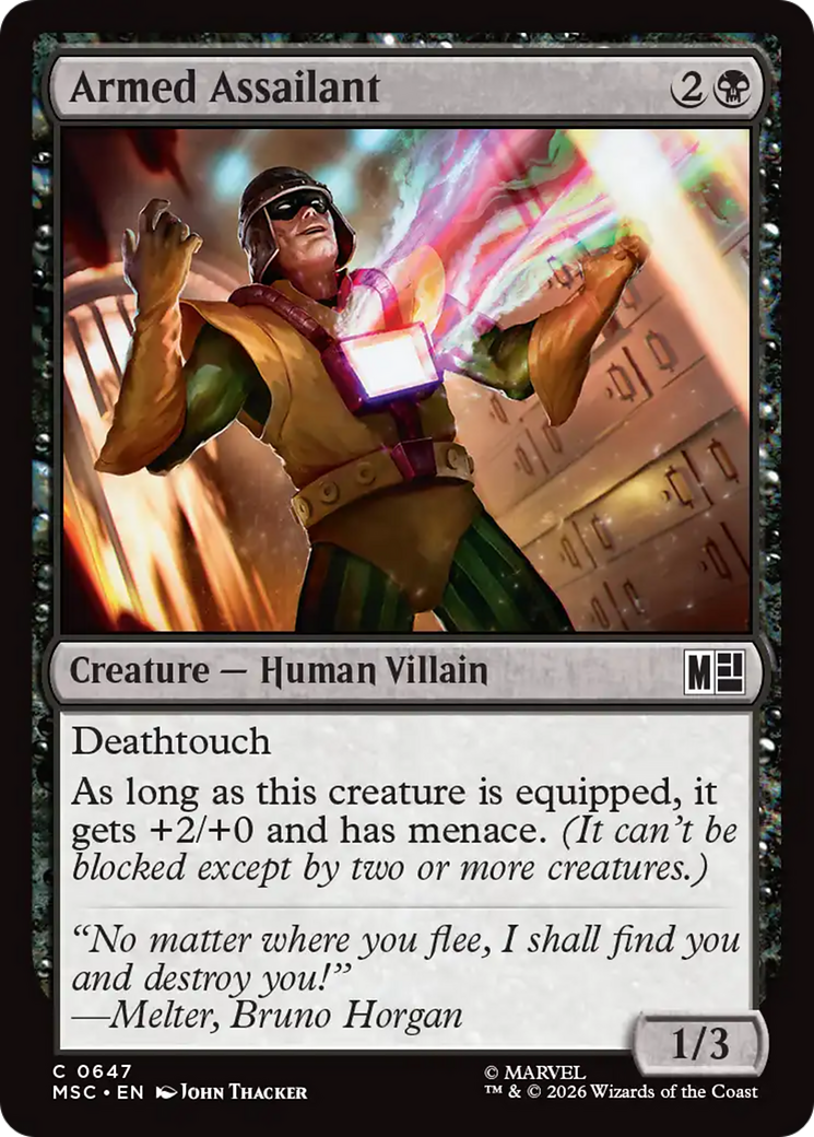 Armed Assailant [Marvel Super Heroes Commander] Foil