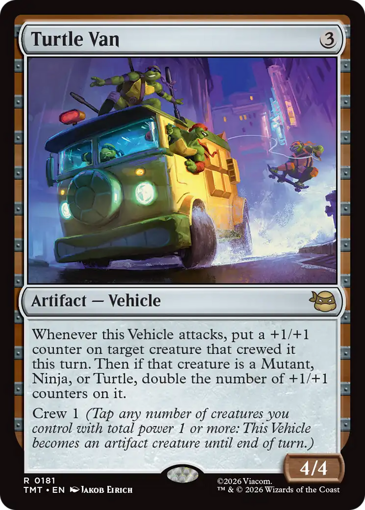 Turtle Van [Teenage Mutant Ninja Turtles] Foil