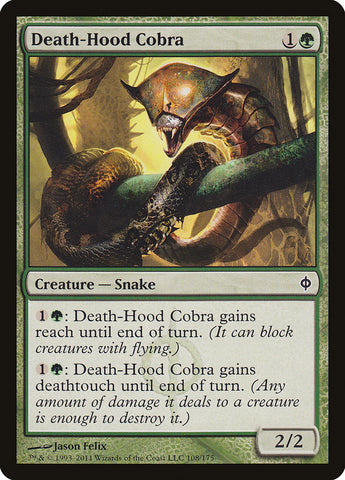 Death-Hood Cobra [New Phyrexia] Foil