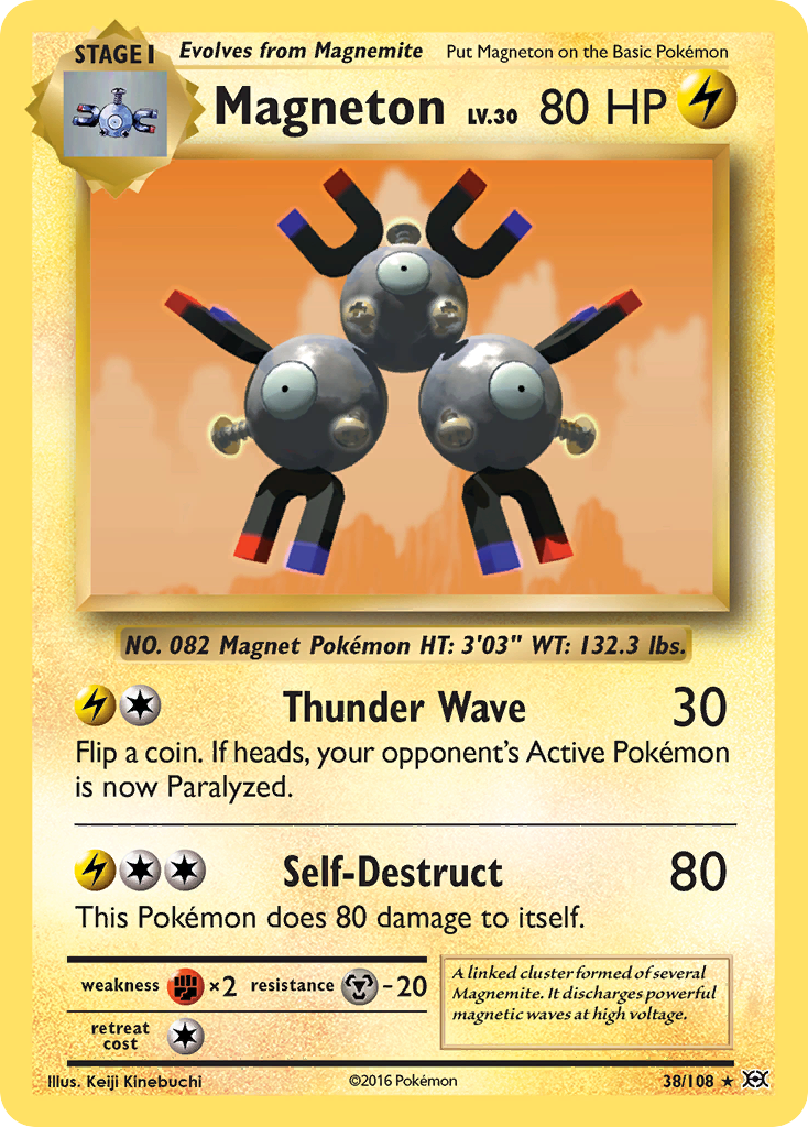 Magneton (38/108) [XY: Evolutions] Reverse Holofoil