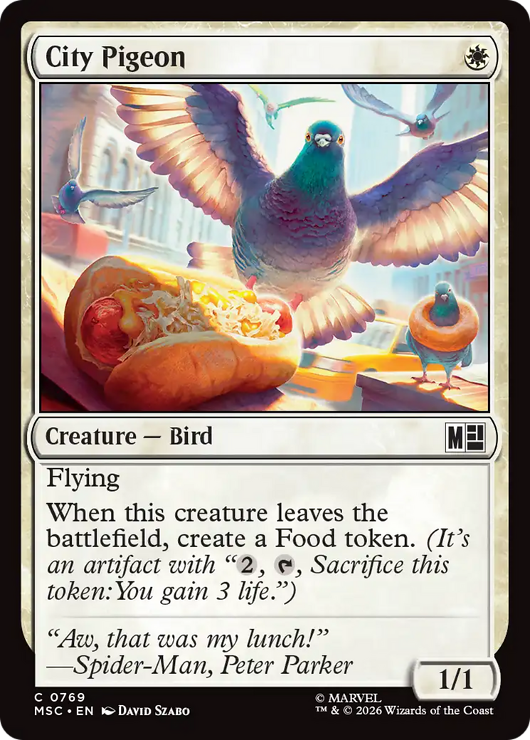 City Pigeon [Marvel Super Heroes Commander] Foil